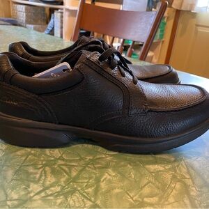 Brand New Black Leather Size 13 Clarks Men's Bradley Vibe Oxford
